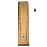 Competition Cribbage Set - Solid Wood Sprint 2 Track Board w/Pegs