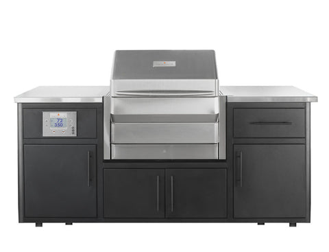 Memphis Wood Fire Grills Outdoor Kitchen w/"Memphis Pro" Built-In